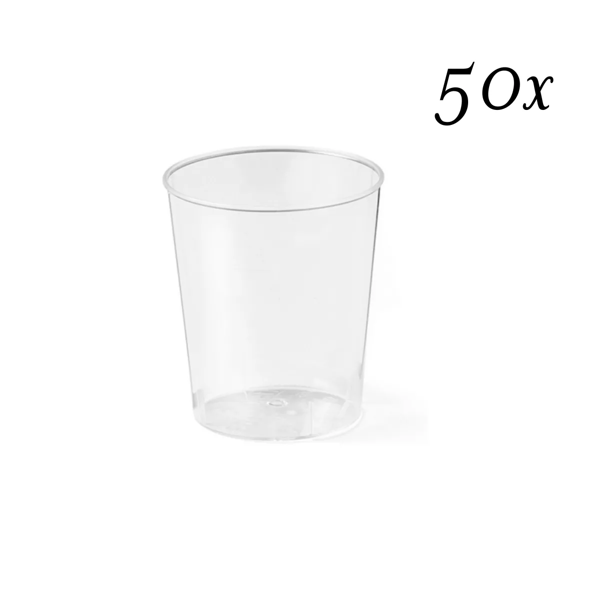 Shotglas - 5cl - 50 stuks