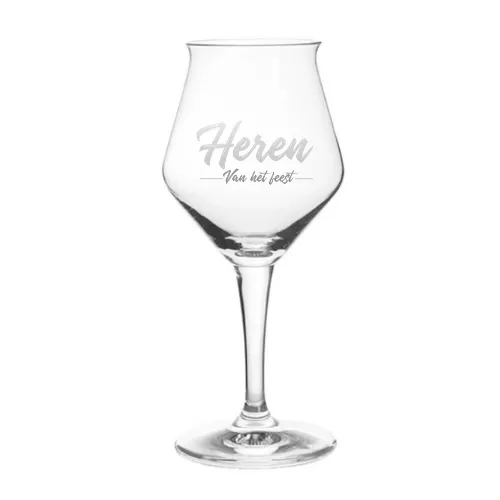 Speciaal bierglas op voet - HVHF glas - 30CL