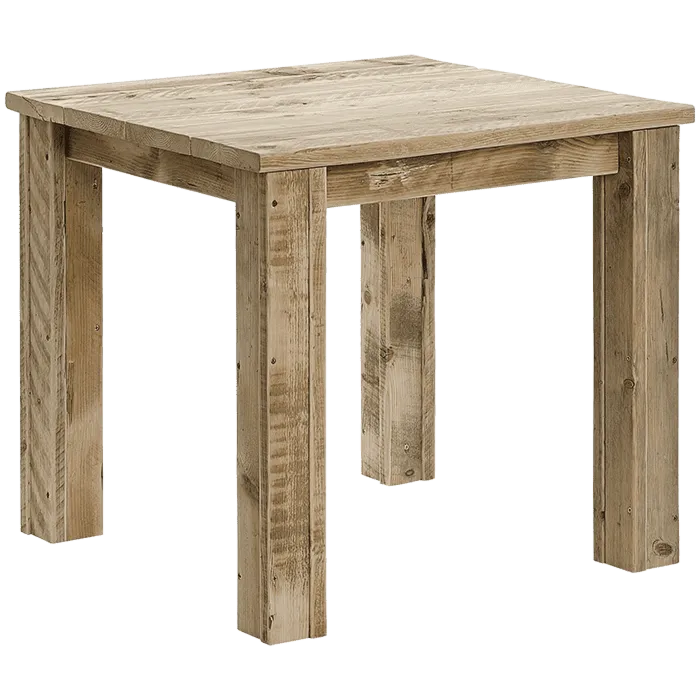 Tafel - 200x80x78 – wit/ staal