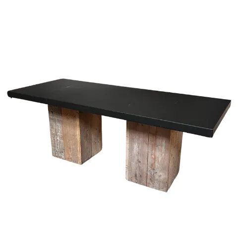 Tafel - 200x80x78 - Steigerhout/zwart