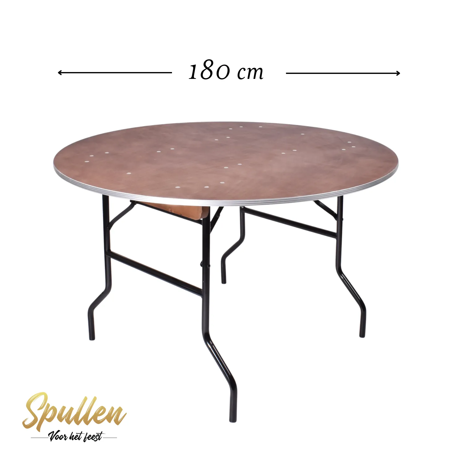 Dinertafel - 180 cm - rond 8 pers